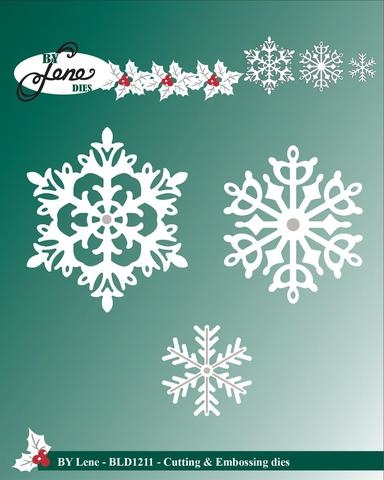  By Lene Dies Ice Crystals Biggest 5x5,8cm